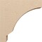 Ekena Millwork 6"W x 24"D x 24"H Thin Moab Rough Cedar Woodgrain TimberThane Corbel, Primed Tan CORUR06X24X24MOARCPR - alternate 6